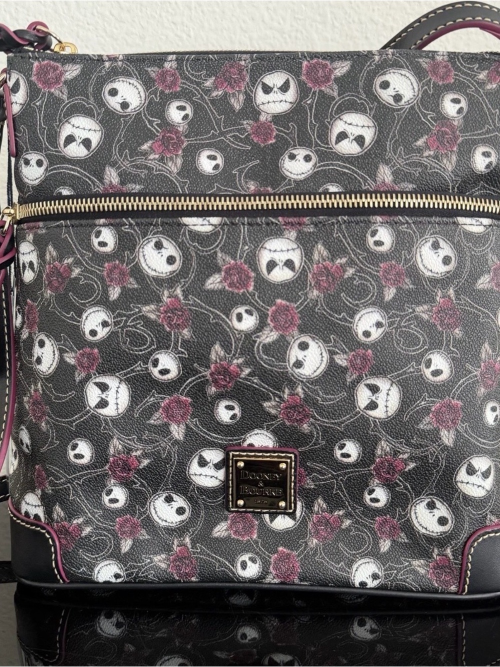 Disney Dooney & Bourke Nightmare Before Xmas Pumpkin King Jack Skellington Purse